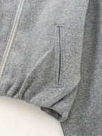 Jaqueta Elegante Feminina - Casaco de Zíper Macio e Não Elástico, Roupa Externa para Todas as Estações e Eventos Formais, Blazer Estruturado Transparente, Vestuário Versátil com Silhueta Clássica e Construção de Qualidade, Moda Feminina