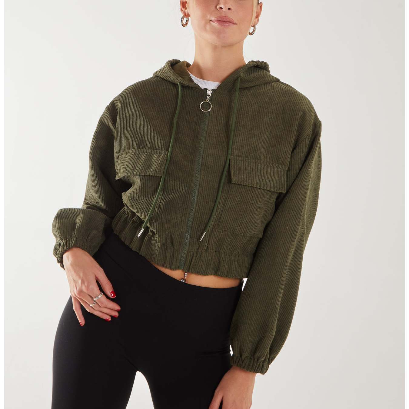 Chic Minimalist Zip-Up Jacket