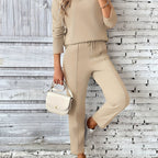 Chic Minimalist Women's Casual Set