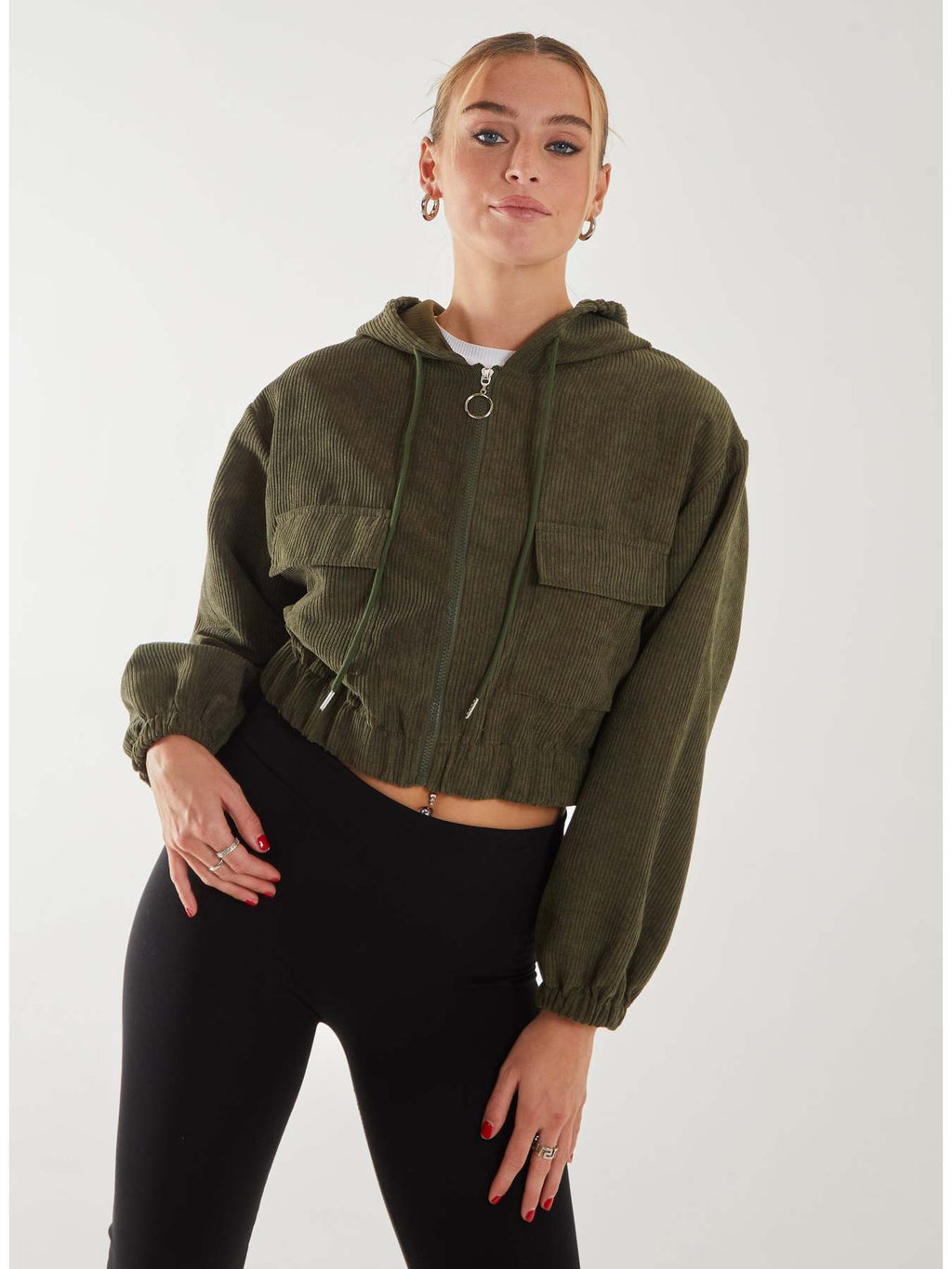 Casaco com fecho de correr