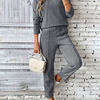 Chic Minimalist Women's Casual Set