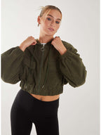 Casaco com fecho de correr